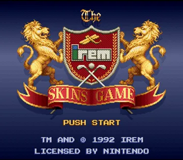 Irem Skins Game, The (USA) (Arcade) screen shot title